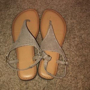 beige sandals